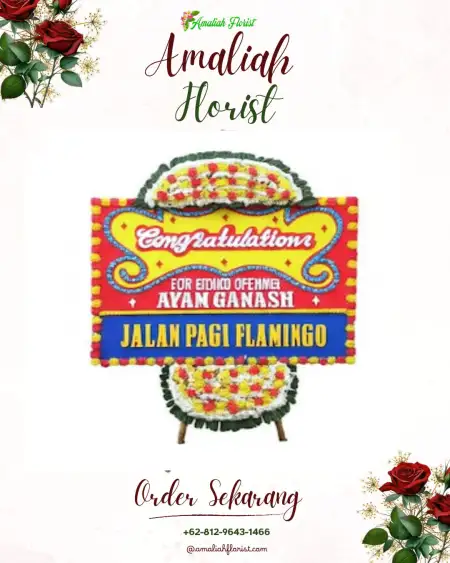 Sewa Papan Bunga Nyalindung